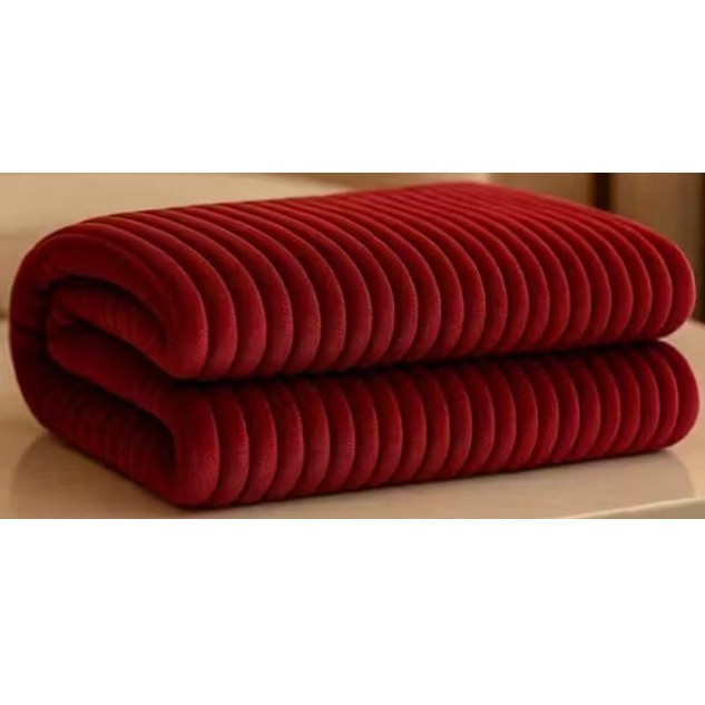 Manta Canelada Premium Casal Queen Microfibra - 2,30m x 2,50m