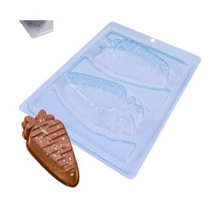 Forma para Chocolate Cenourinha  Cód. 10524 (3 Partes) , PÁSCOA em Oferta na Shopee
