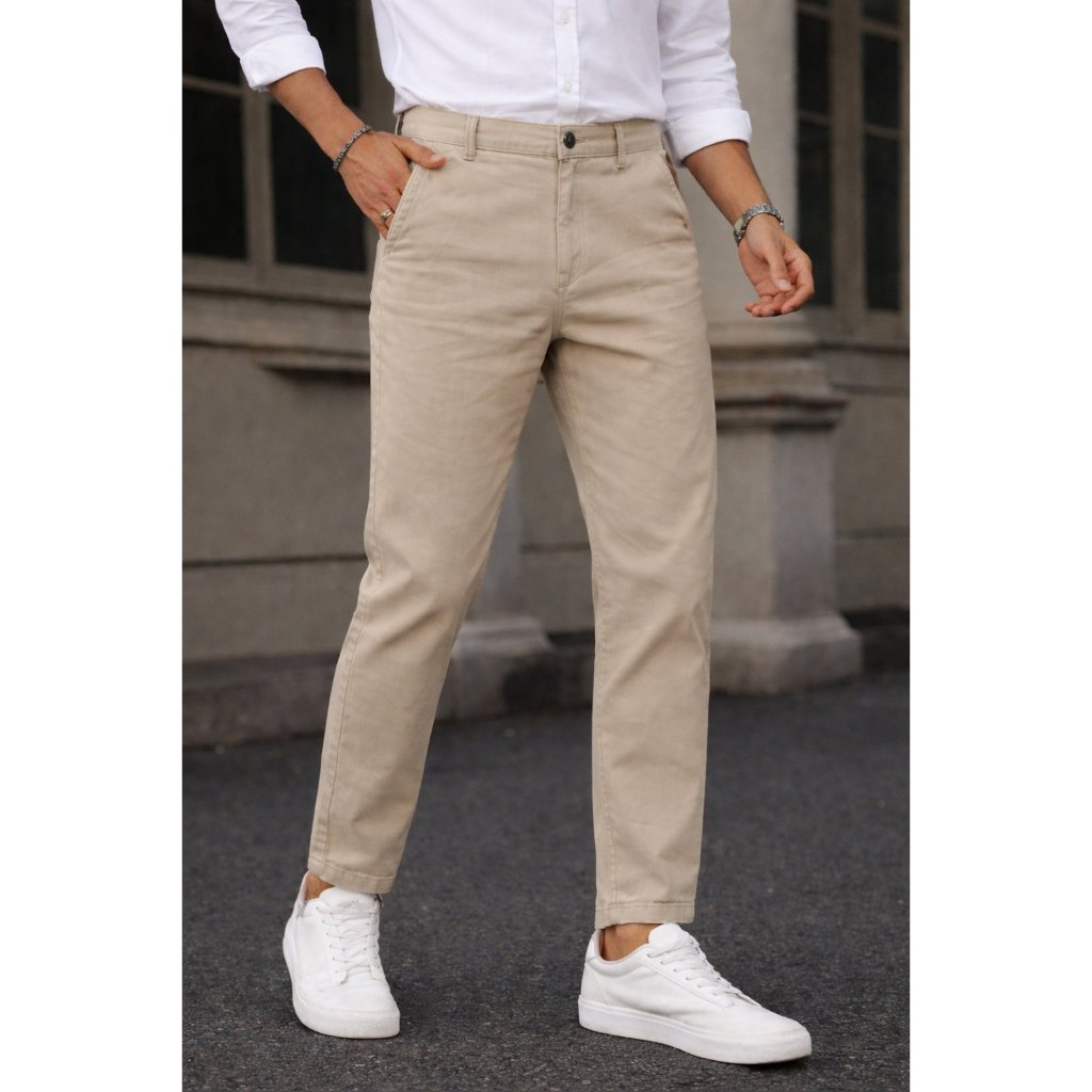 Calça Masculina Sarja Slim com Elastano – Super Confortável | 36 ao 48 | Preço de Fábrica em Oferta na Shopee