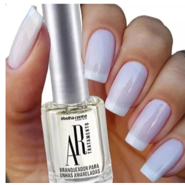 Base Branqueadora para Unhas Amareladas - Desamarelador - 9ml Abelha Rainha (8822)y — imagem 2 de 2