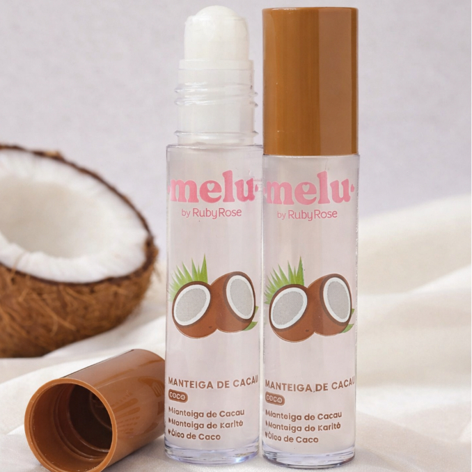 Manteiga de Cacau Melu Ruby Rose Coco Hidratante Labial