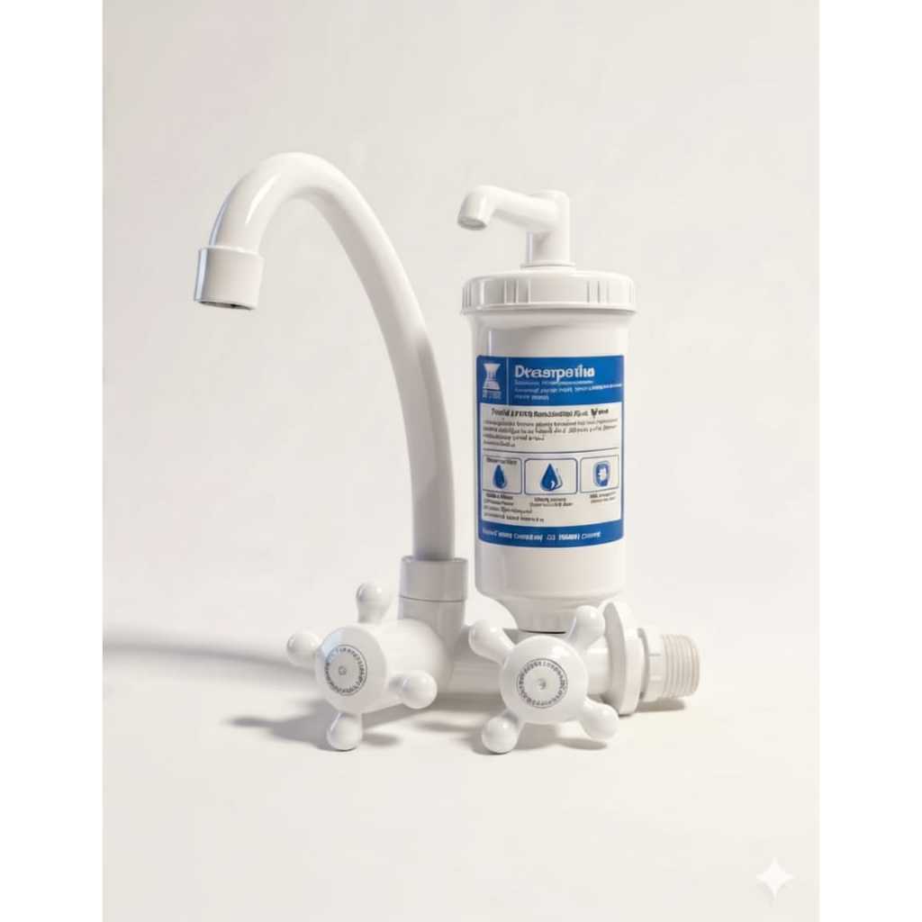 Torneira C/Filtro Bica Móvel de Parede - Hidrotec BRANCA em Oferta na Shopee