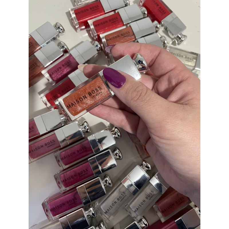 Kit 15 Gloss Luxo Prateado Personalizado - SUA LOGO / SEU NOME / SUA ARTE