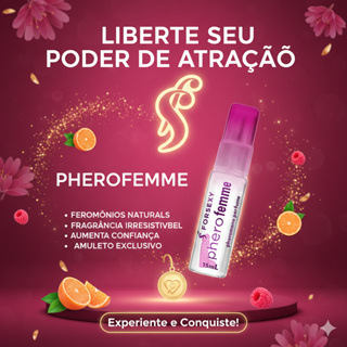 Perfume Pherofemme  com Feromônios 15ml | Atração e Sedução Elegante para Beleza e Bem-Estar em Oferta na Shopee
