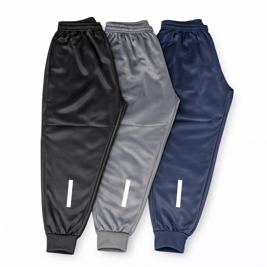 Kit Com 3 Calças De Frio Inverno Escolar Jogger Juvenil Menino Moletom Uniforme Tamanhos 8 Ao 16