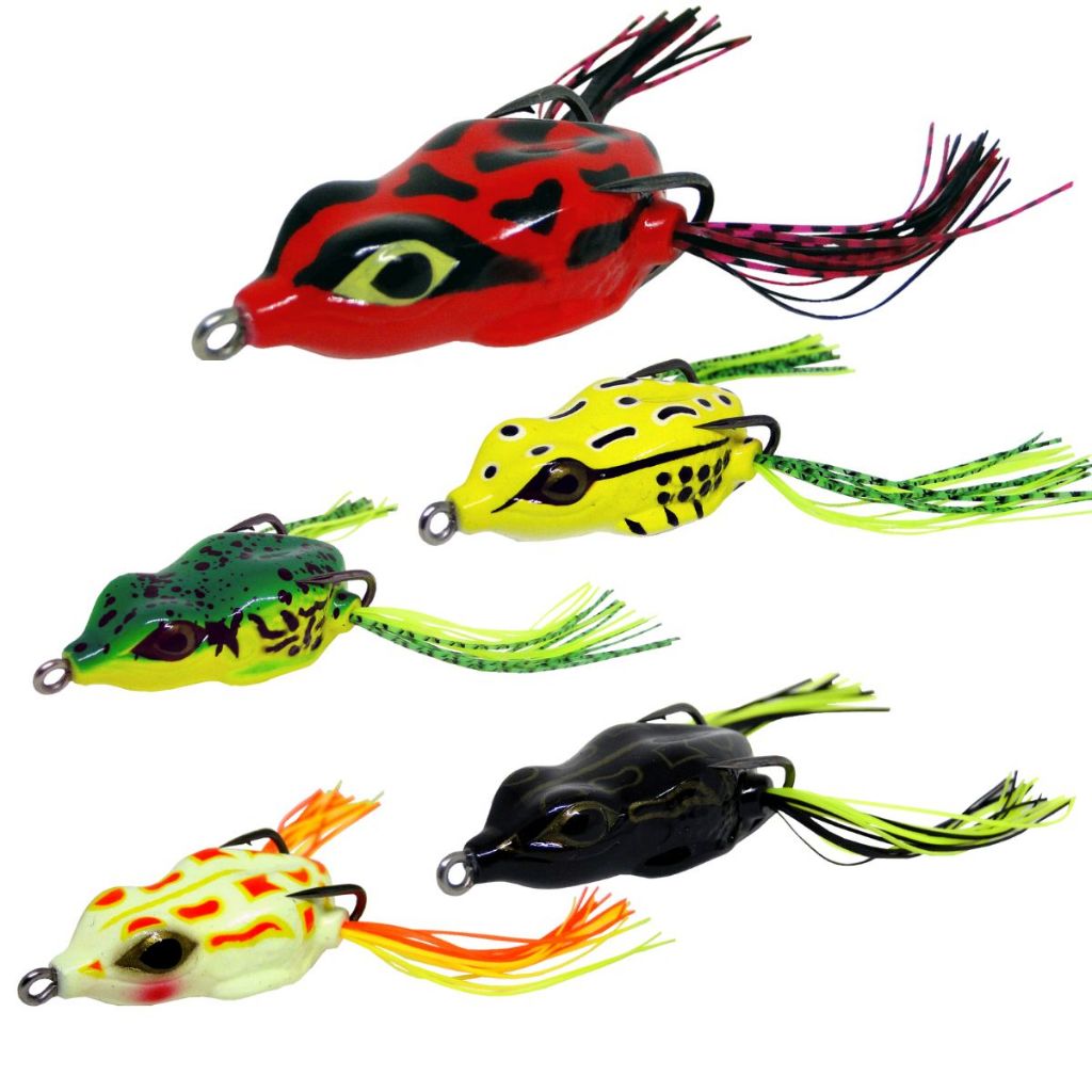 Isca Artificial pesca superfície Yara Sapo frog popper soft 5,5cm 11g Traíra Trairão