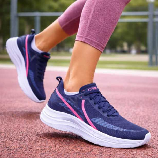 Kit Tênis Feminino Barato Leve Confortável + Relógio Academia Promoção Caminhada Corrida Estiloso