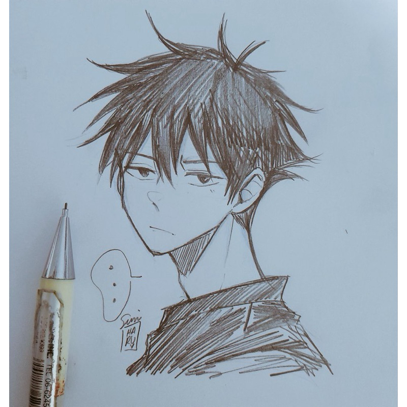 comissão de arte *Apenas Sketch* TAMANHO A6 (ler descrição