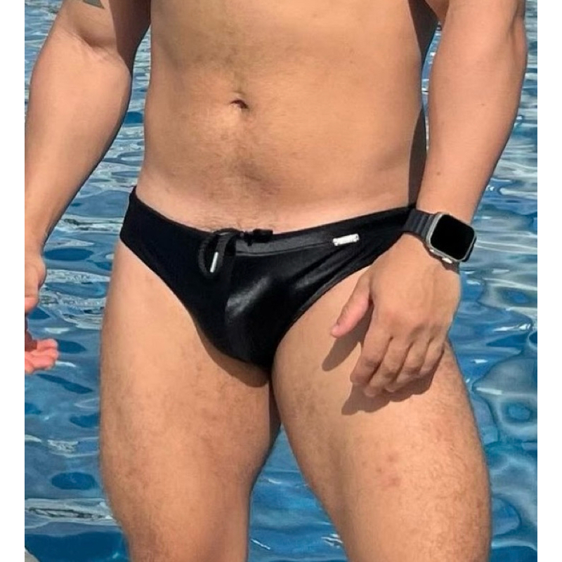Sunga Masculina Preta Cirrê Slim - Sunga Cavada