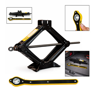 Macaco Mecânico Sanfona Universal Carro 1.5ton Chave Catraca em Oferta na Shopee