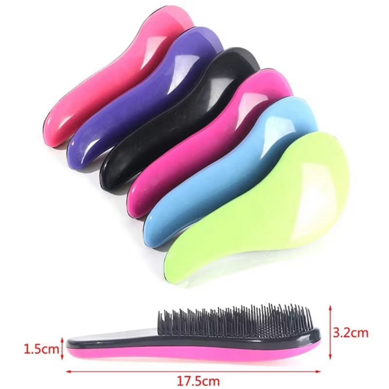 Kit 2 Escova De Cabelo Mágica Profissional Anti Frizz – Todos os Tipos de Cabelo Seco e Molhado cor aleatório