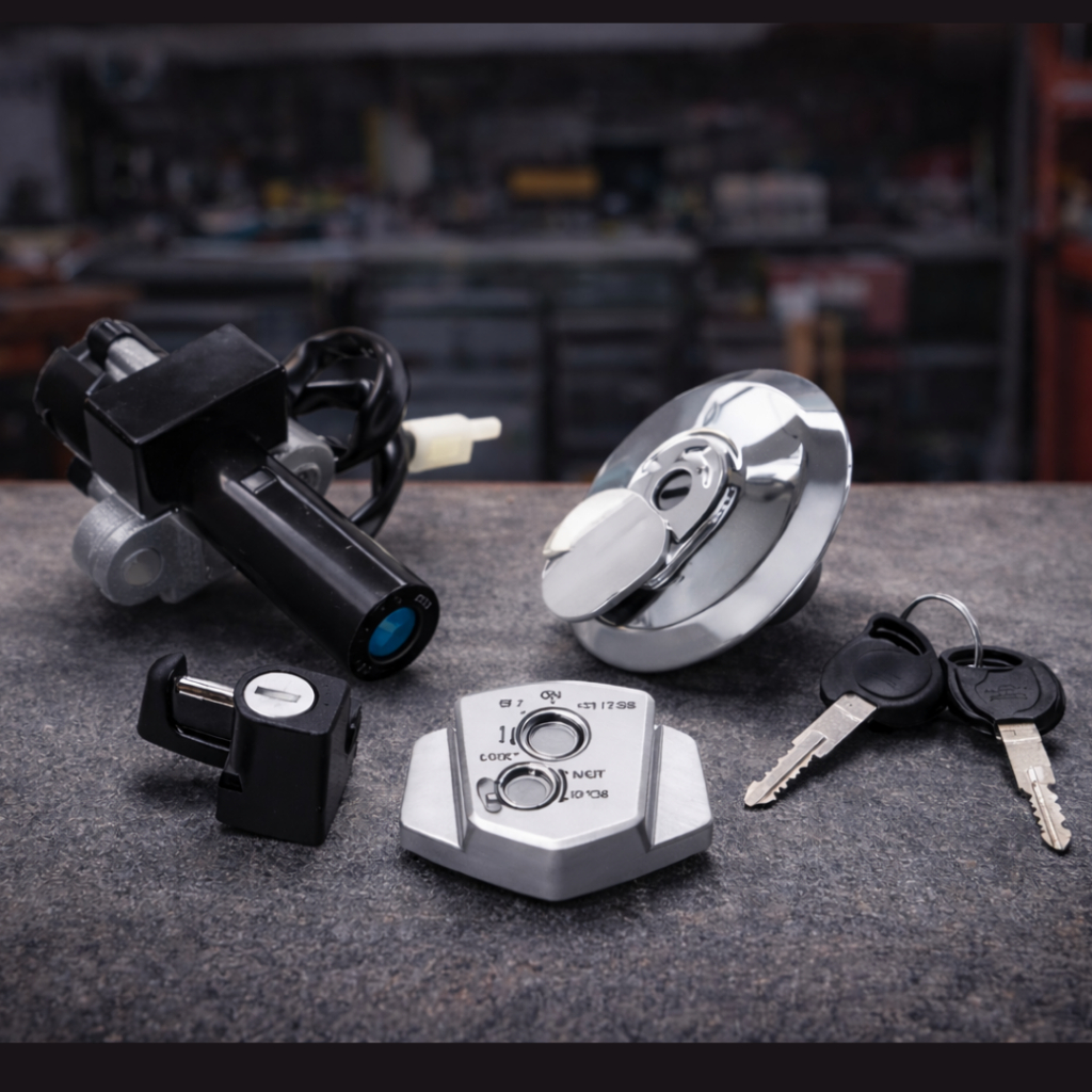 Kit Ignição Completo Honda XRE 300 2009 a 2018 + Tampa Tanque + Chaves