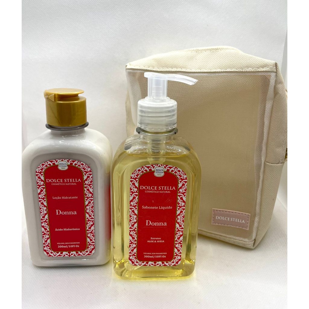 KIT DOLCE STELLA COM NECESSAIRE DONNA, 300 ml