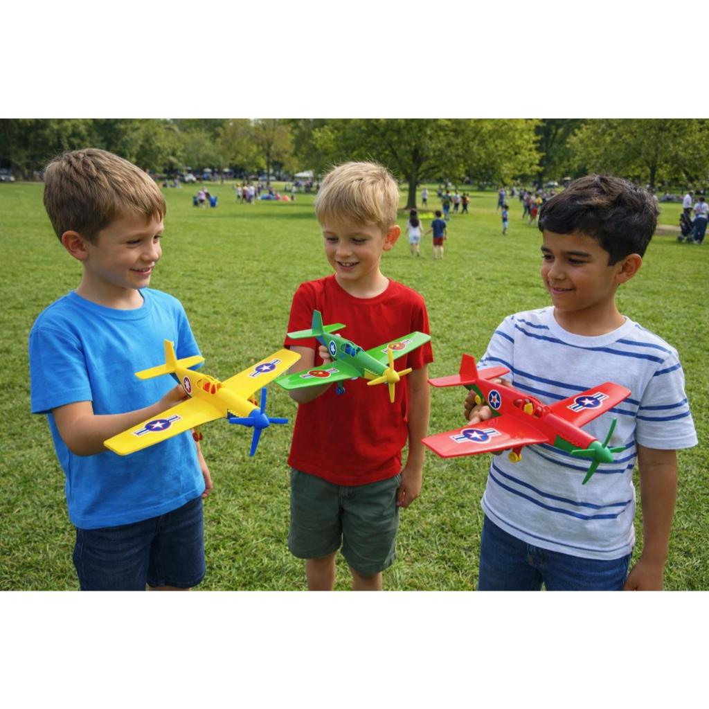 Avião Infantil Força Aérea - Kit 3 Unidades Oferta