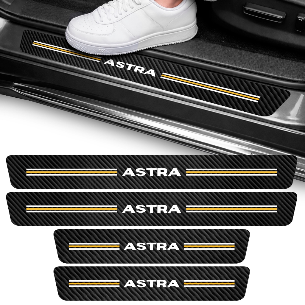 Kit Soleira Vinil Adesivo Proteção Astra Portas Automotivo