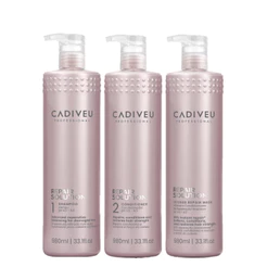 Cadiveu Kit Repair Solution Sh 980ml + Cond 980 + Masc 980ml