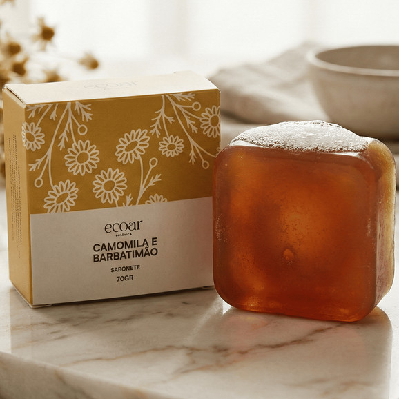 Sabonete Intimo Barbatimão, Camomila e Melaleuca | Cuidado Intimo | Sabonete Natural
