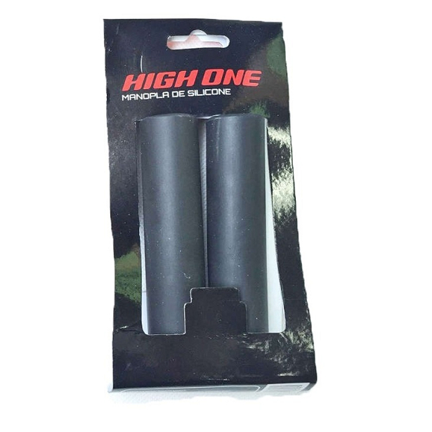 Manopla Silicone para Biciclete Bike Ciclismo 130MM preta HIGH ONE