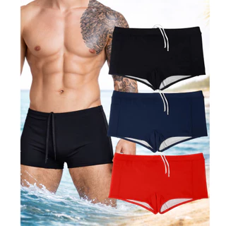 KIT 2 e 3 Sunga Boxer Masculina: Proteção UV+50, Cordão Ajustável, Costura Reforçada