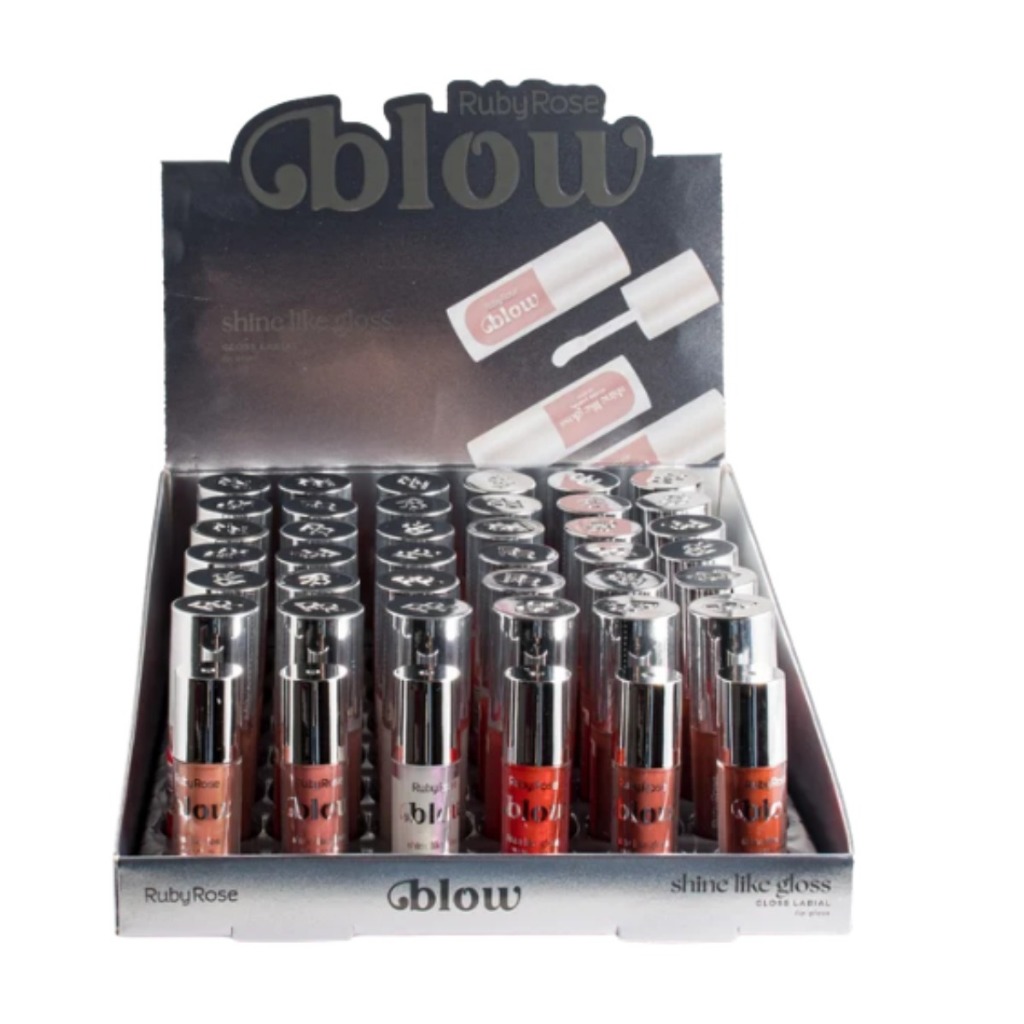 Box C/36 Ruby Rose - Gloss Labial Shine Like Gloss Blow HBL6408