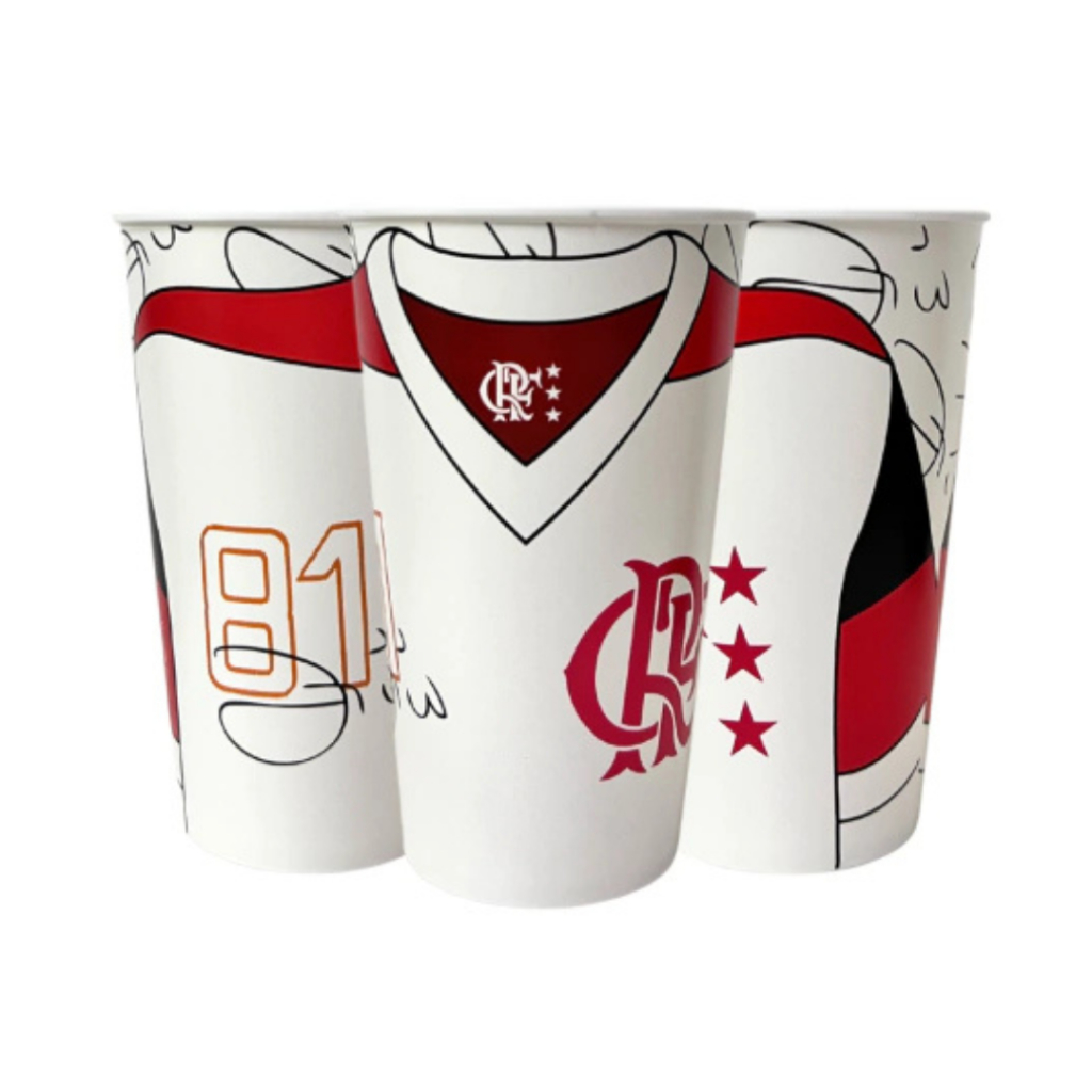 Copo Flamengo Camisa Zico 81