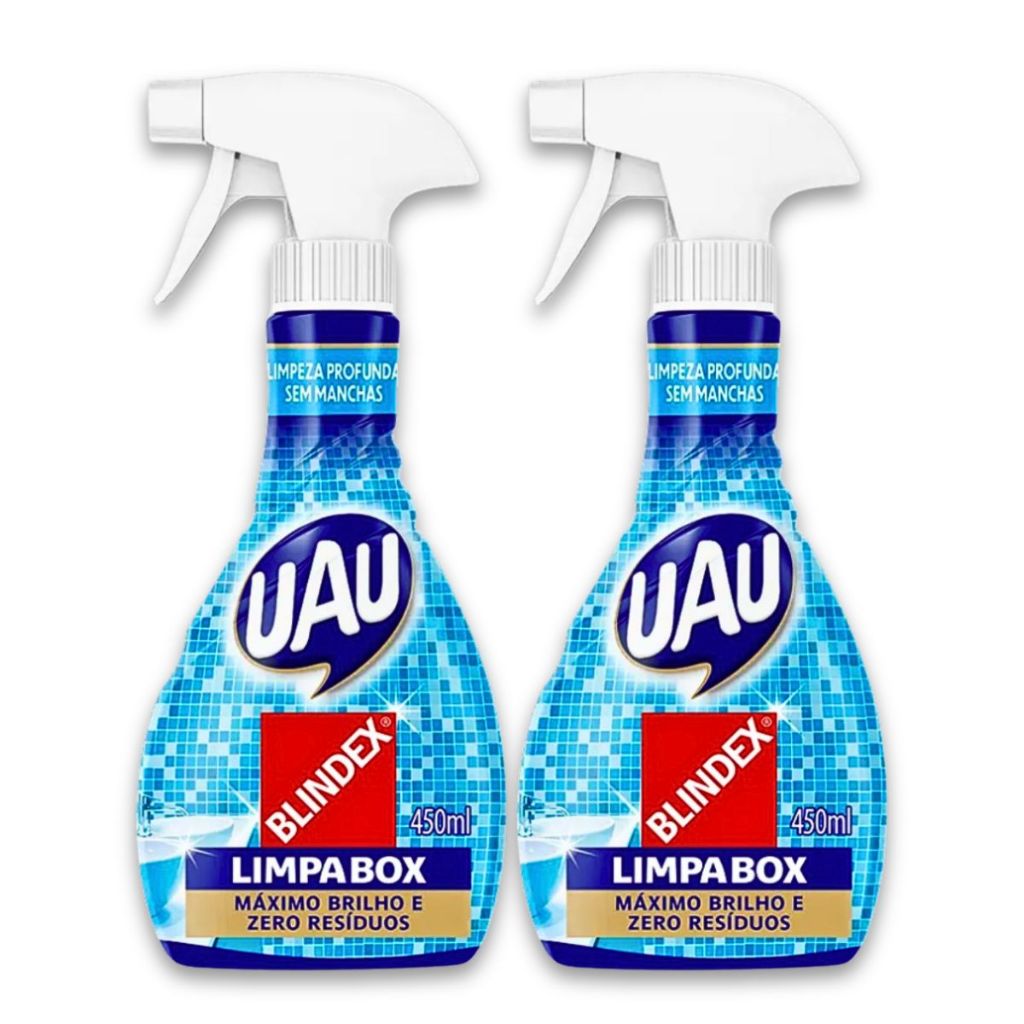 Kit 2un Detergente Limpa Box UAU Spray 450ml em Oferta na Shopee