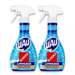 Kit 2un Detergente Limpa Box UAU Spray 450ml