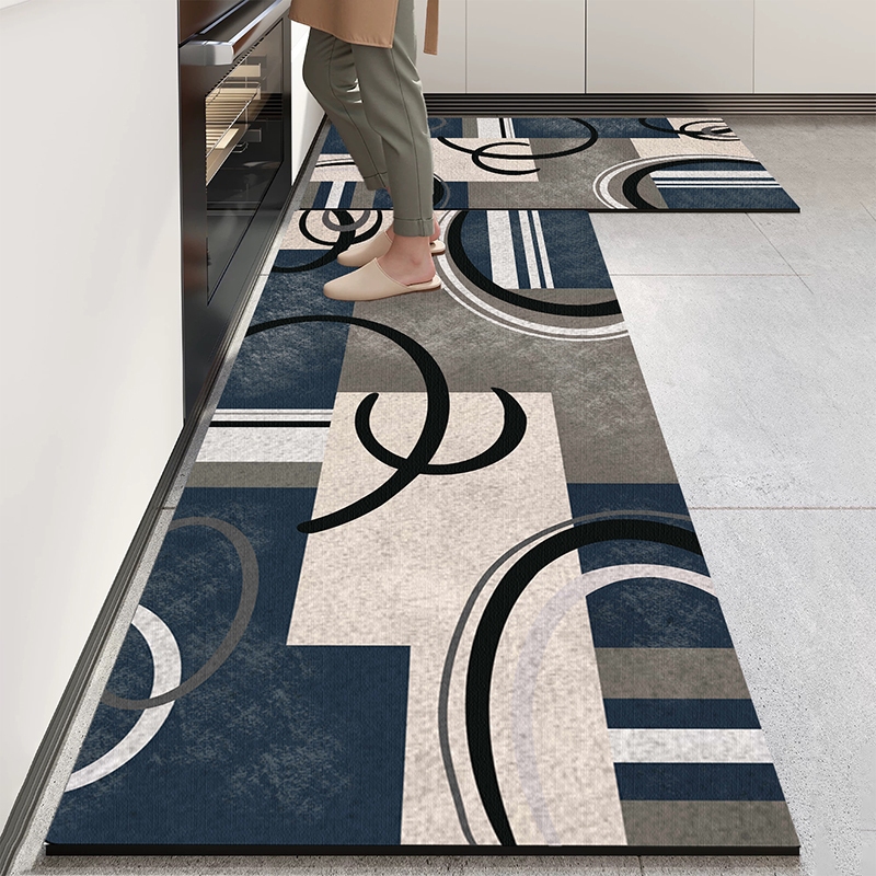 Kit 2 Tapetes de Cozinha - Borracha Antiderrapante, Super Absorvente e Secagem Rápida 120*34cm+60*34cm em Oferta na Shopee