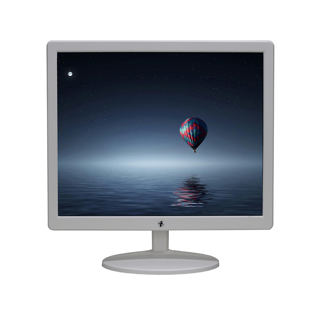 Monitor 17 LED TN 17TRS-HK7B Branco Quadrado 4:3 Ideal para PDV e Consultórios