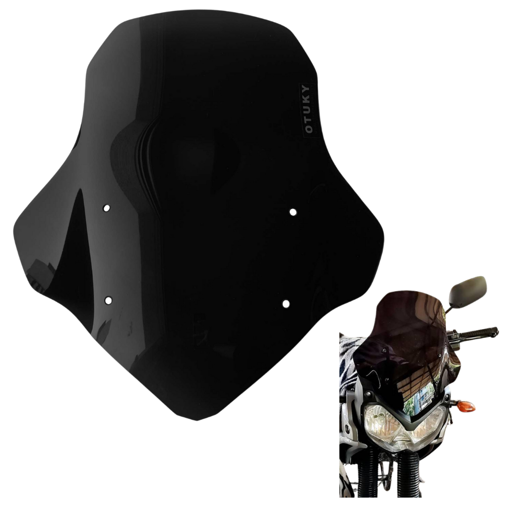 Bolha Parabrisa Ténéré 250 Xtz 2011 Até 2023 Fumê Preto Brilhante - Otuky Bolhas em Oferta na Shopee