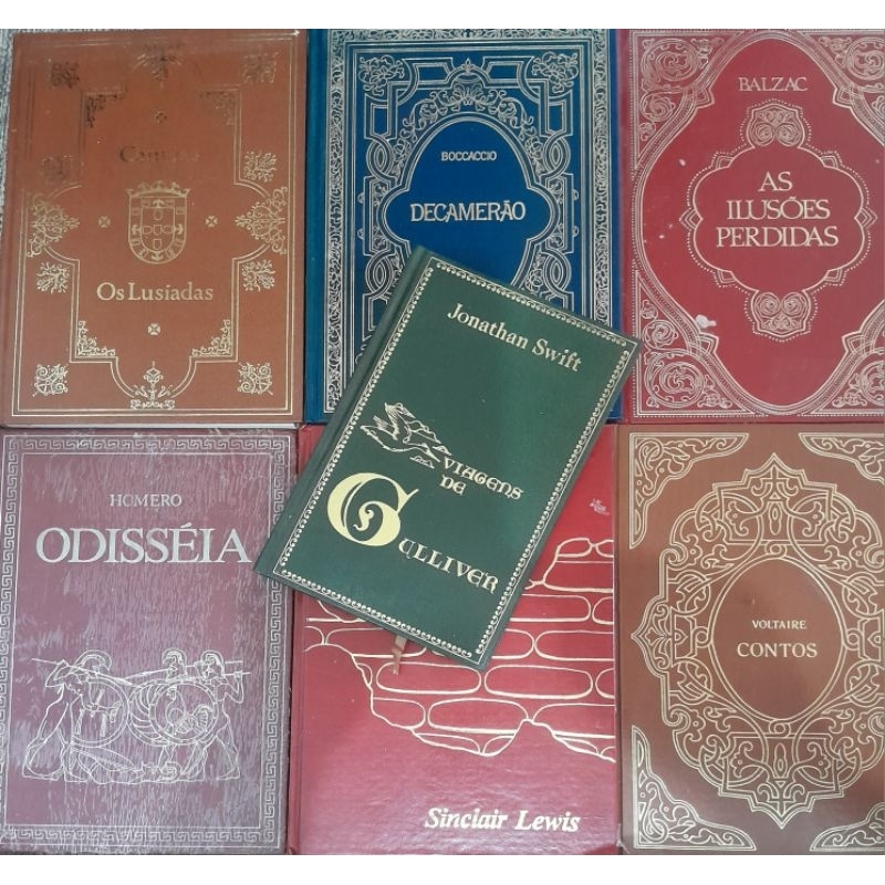 Obras clássicas da literatura universal em capa dura - Diderot - Balzac - Pirandello - Goethe