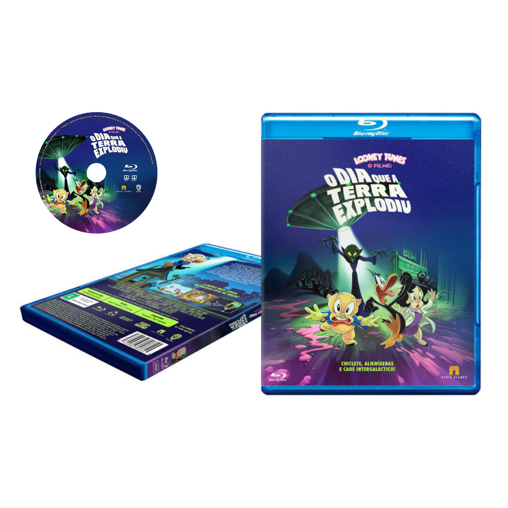Blu-ray Looney Tunes – O Filme - O Dia Que A Terra Explodiu (2025) Dublado e Legendado