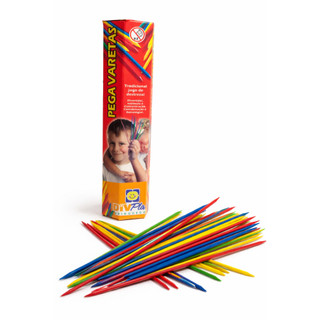 Brinquedo Pega Varetas 31 Peças Ref 13 Diviplast Jogo Educativo Infantil Coordenação Motora +3 Anos