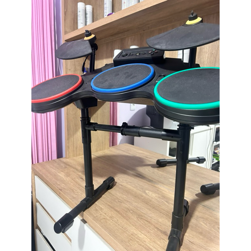 🎮🥁 Bateria Guitar Hero / Rock Band – xbox 360 Funcionando perfeitamente