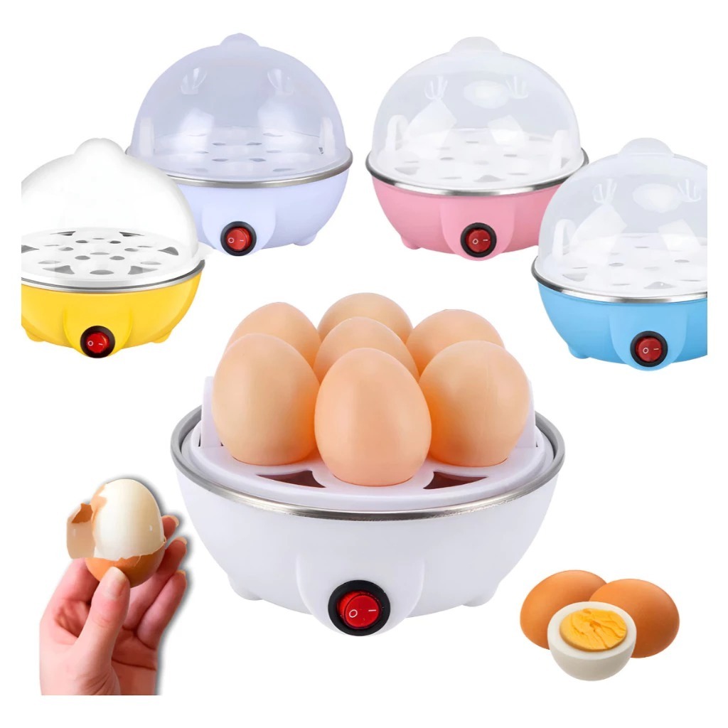 Imagem Cozedor de Ovos Elétrico Portátil Cozinha à Vapor 110V/220V Multifuncional