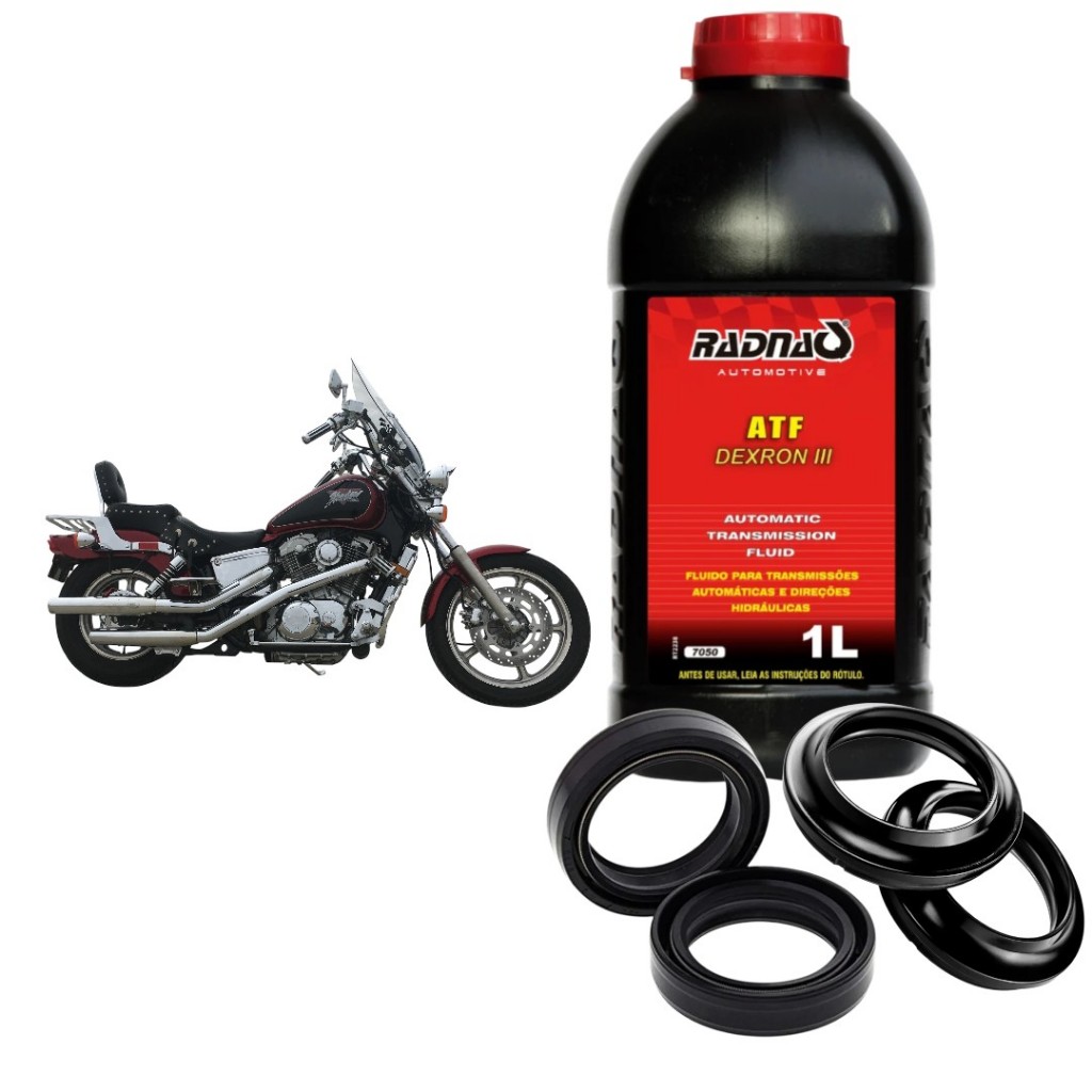 Retentor Bengala + Guarda Pó + Óleo Atf Vt1100 Shadow 94/02