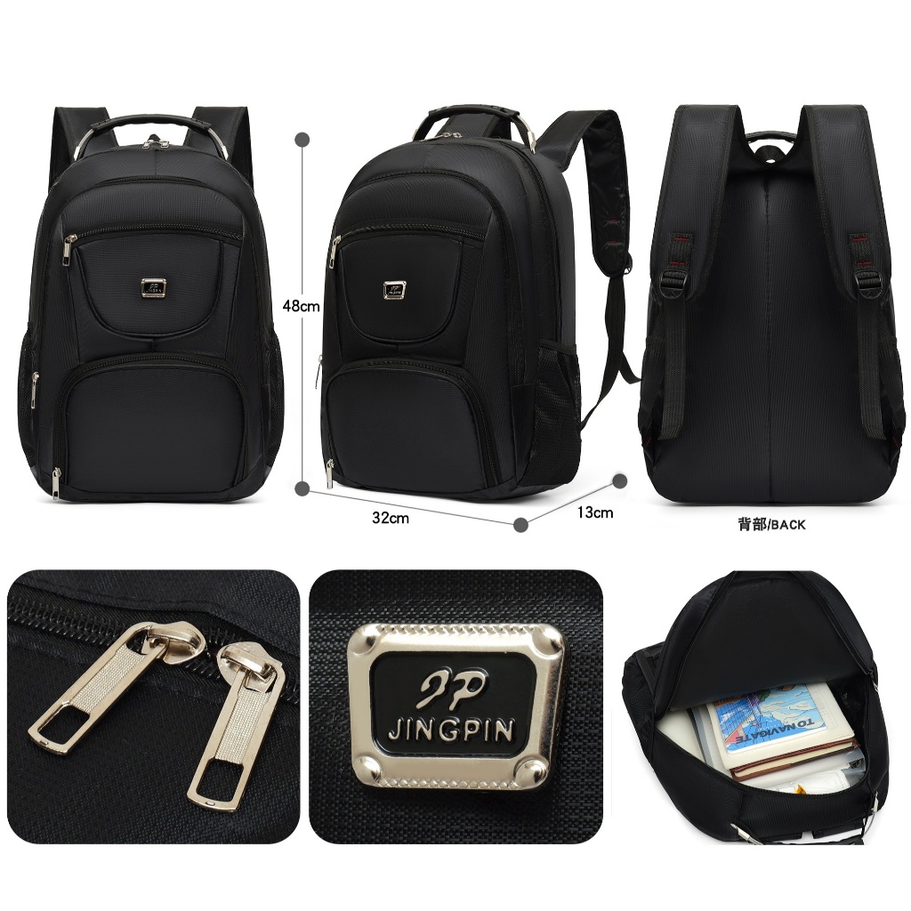 Mochila Unissex Resistente Água para Viagem Cabo de Aço Reforçado Elegantes Ótima Promoção RC-9801 em Oferta na Shopee