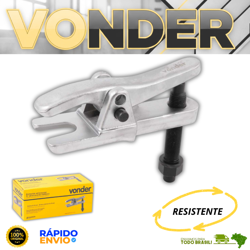 Extrator Articulado Para Articulação Esférica Vonder Oferta Premium Resistente Aço Cr40