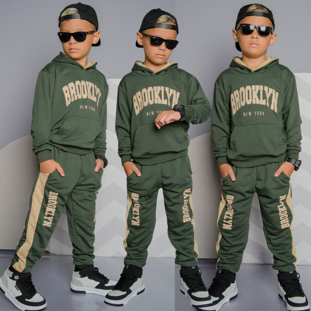 Conjunto Moletinho Infantil Juvenil Inverno Lançamento Top Premium em Oferta na Shopee