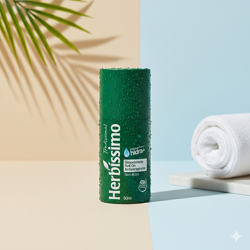 Desodorante Roll-On Herbíssimo Tradicional 50Ml em Oferta na Shopee