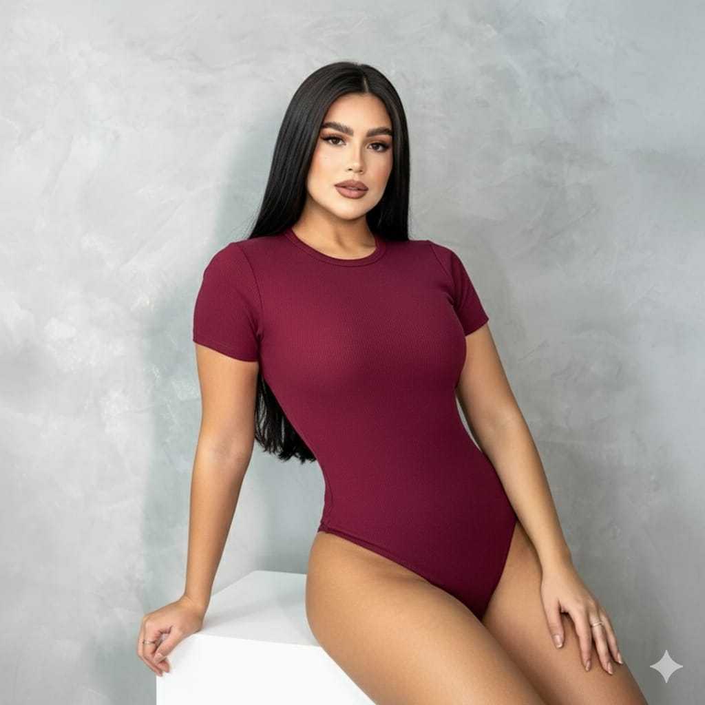 Body Feminino Suplex COSTA NUA Básica gringa Manga Curta Body Bory Bodysuit Cavado sexy sensual Chiq