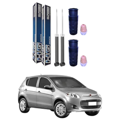 PAR AMORTECEDOR TRASEIRO NOVO PALIO 2011 A 2017 NAKATA + KIT
