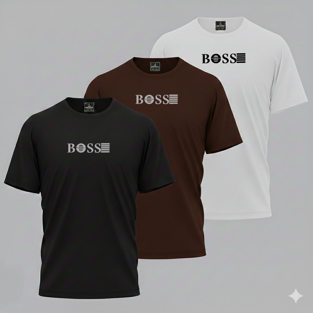 Kit 3 Camisetas Masculina Camisa 100% Algodão Blusa Confortável Fio 30.1 Varias Cores Oferta