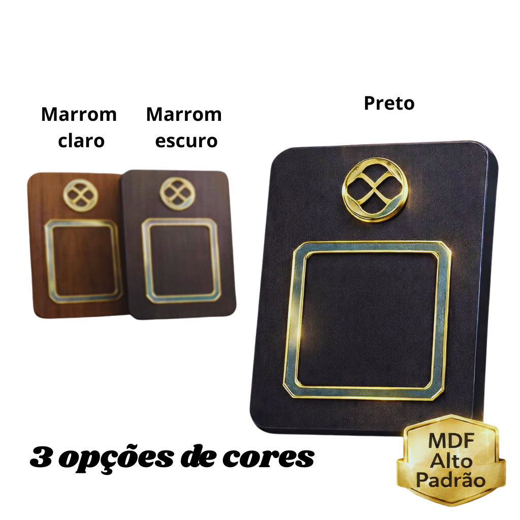 Placa Pix  Em Mdf e Acrílico Placa de Mesa Pix 1 qr code Design Moderno e Sofisticado linha premium