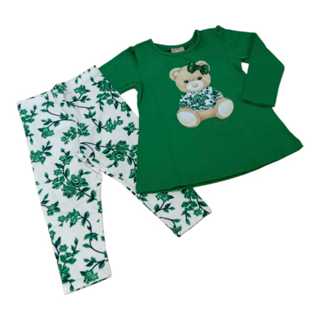 CONJUNTO INFANTIL MENINA MILON 1-2-3 em Oferta na Shopee