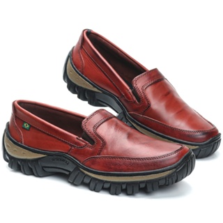 tênis mocassim casual  sapatilha ortopédica masculino em couro legitimo slip on em Oferta na Shopee