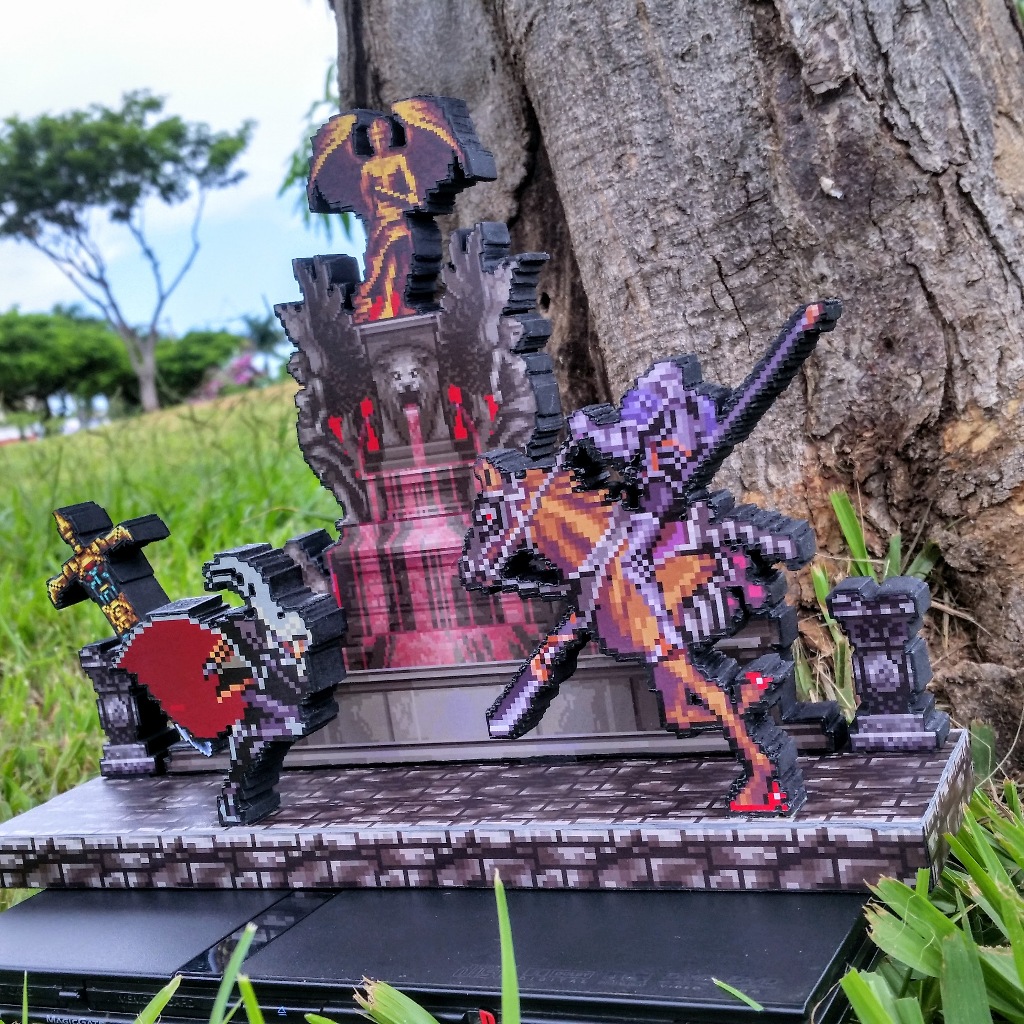 Diorama Castlevania: Symphony Of The Night Pixel Art