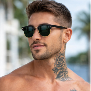 Óculos De Sol Unissex Polarizados UV400 Proteção Moda Clássica Retrô ENVIO IMEDIATO em Oferta na Shopee