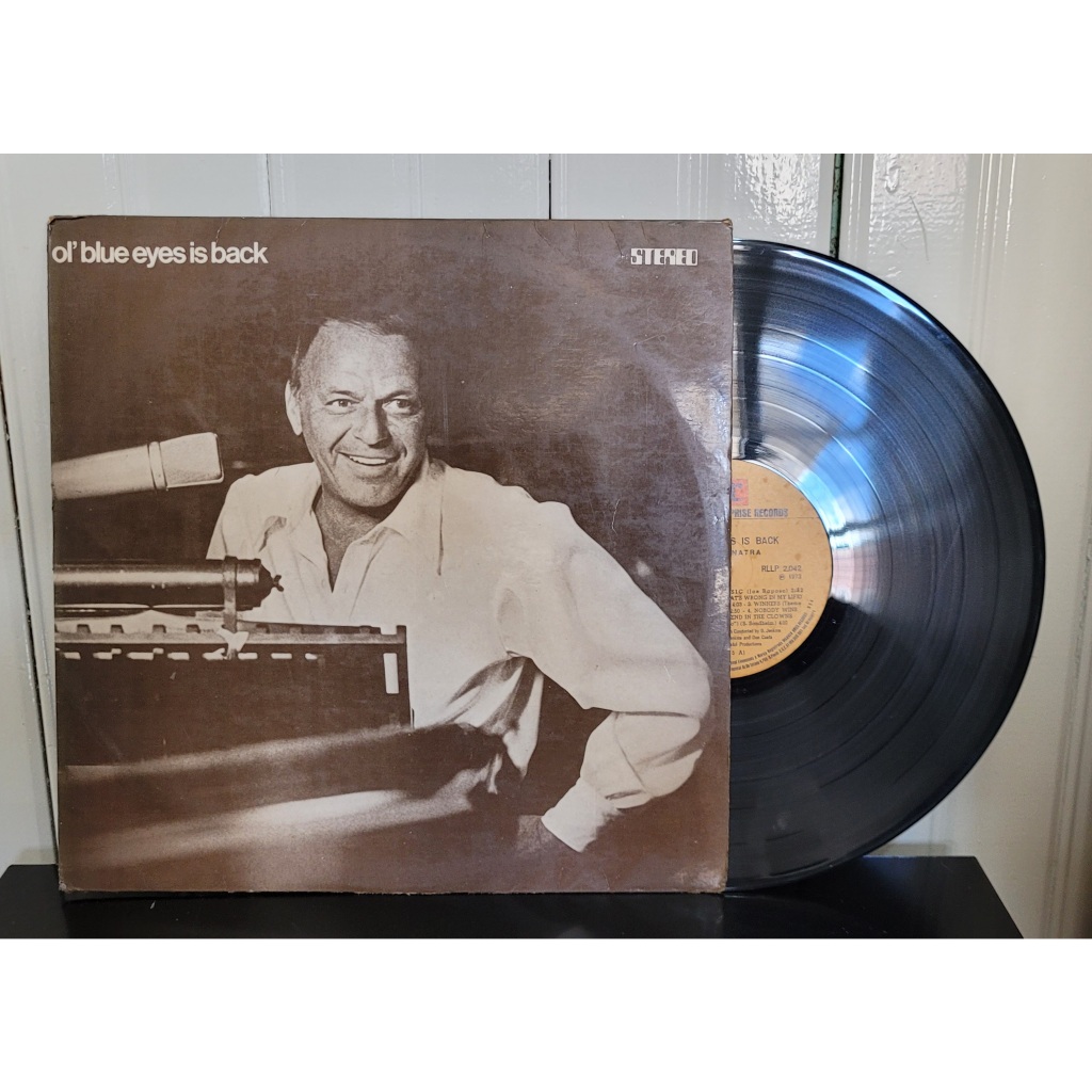 DIsco Vinil LP Ol Blue Eyes Is Back Frank Sinatra 1973 Internacional