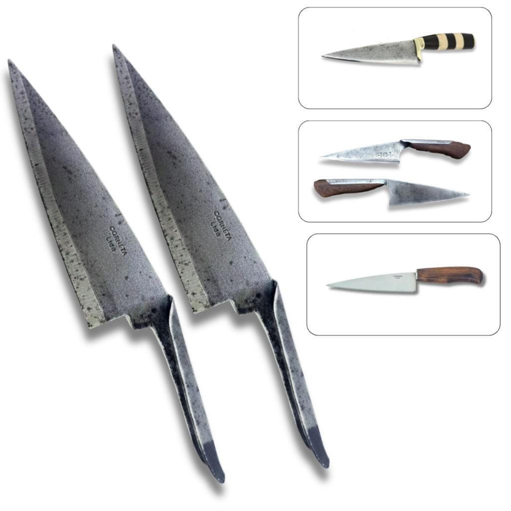 2 Lâminas De Tesoura Crina Corneta 14cm Para Facas Artesanais em Oferta na Shopee